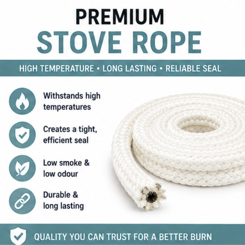 Stove fire rope seal gasket - fire,