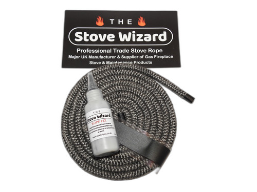 Stove rope door - stove, log