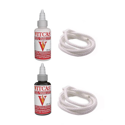 Stove fire rope seal - stove, and
