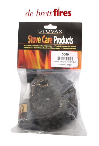 Stovax 14mm black - black, rope