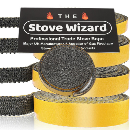 Flat stove seal rope self - seal,