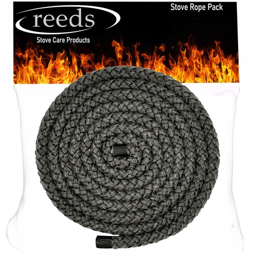 12mm black stove rope fire - 12mm,