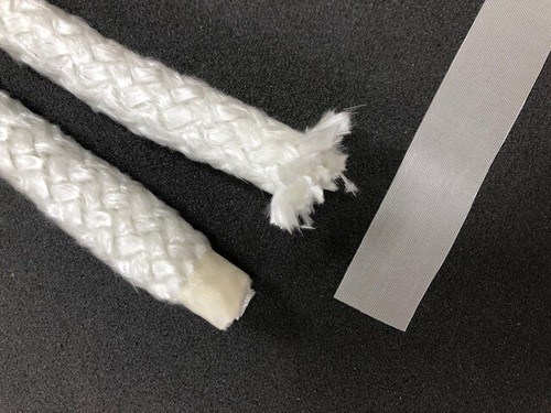 Stove rope seal tape ends - stove,