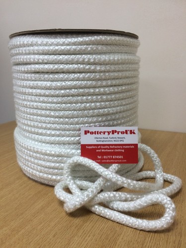 10mm white stove rope - 10mm,